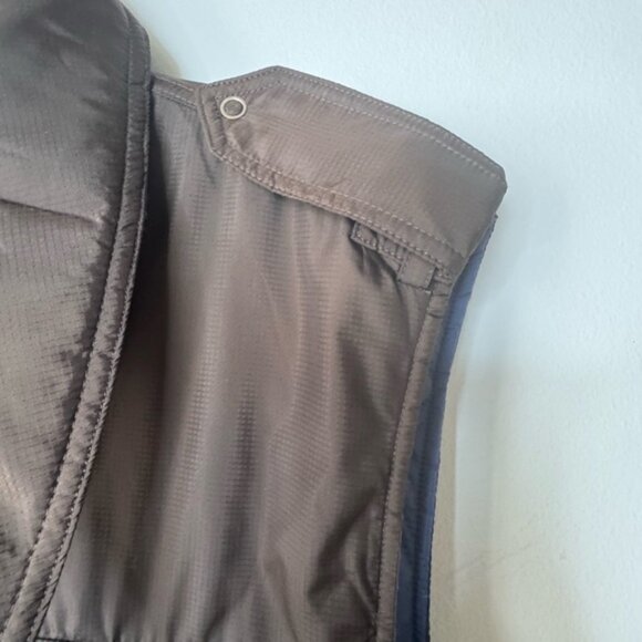 Ganni Reversible Quilted Vest Blue/Brown – Brand New - Picture 7 of 17